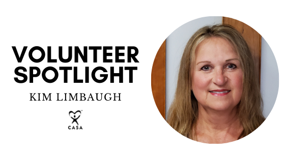 Volunteer Spotlight. Kim Limbaugh. Close up.